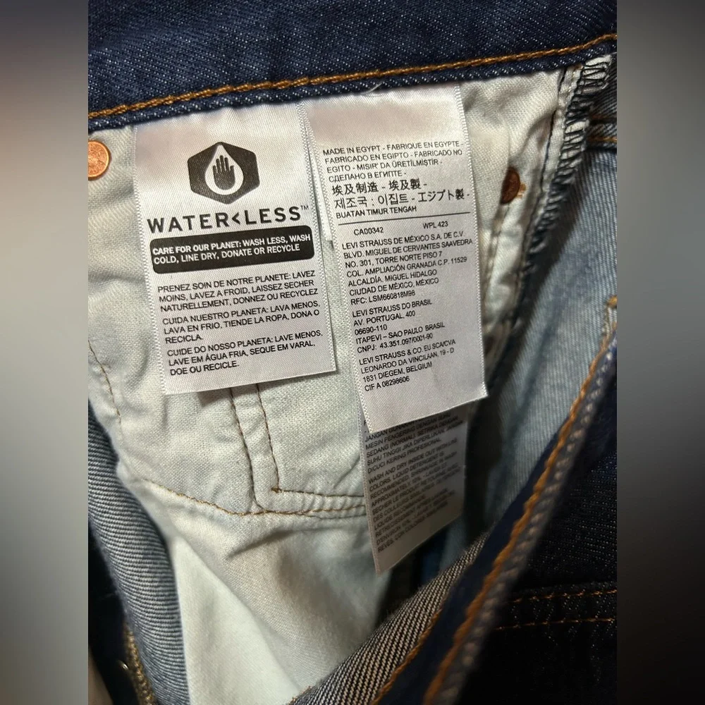 Levis Jeans Mens Button Fly 501 Western Ranch Barn Cowboy Rodeo 34x30